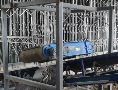 jual suspended magnets separator for conveyor belt